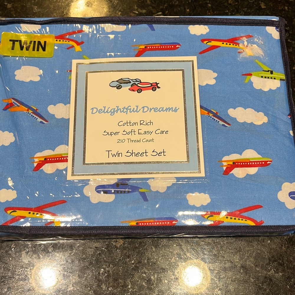 Brand New- Kids Twin Sheet Set